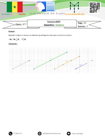 Aperçu – ADEM P51 N7 – Vecteurs - corrigé